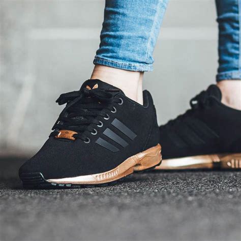 adidas zx flux schwarze rose gold-nwt|adidas flux rose gold australia.